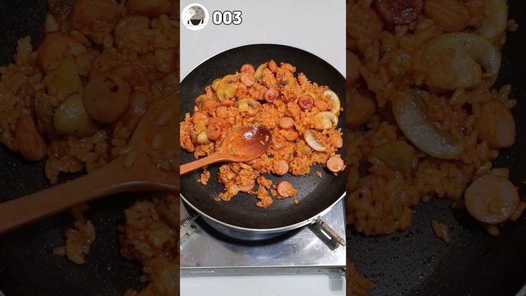 일본유튜버의 레시피를 만들어봤다