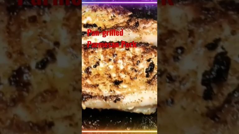 Pan-grilled Parmesan Pork #recipes #cooking #food #shorts