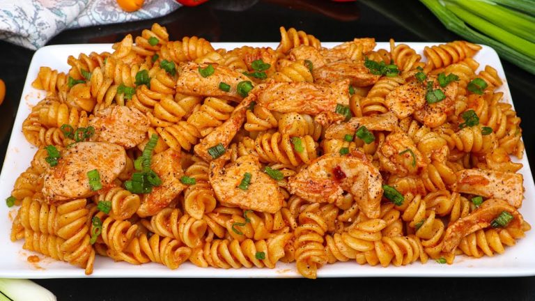 Quick & Easy Chicken Pasta At Home |Delicious Rotini/ Chicken Macaroni By Cooking With Passion