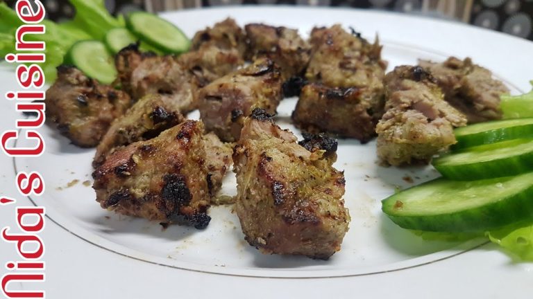 Beef Malai Boti Recipe – Nida's Cuisine – Beef Recipes – Bbq Beef Malai Boti Recipe