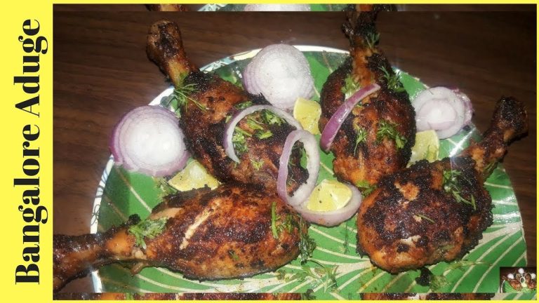 chicken Leg Piece Tandoori Recipe| ತಂದೂರಿ ಚಿಕನ್| Tondoori Chicken In Kannada |