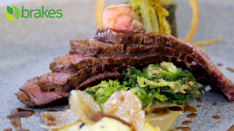 Michelin star chef Richard Phillips, creates scallops, beef and strawberry recipes