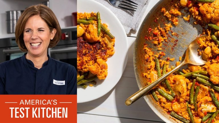 How to Make Cauliflower and Bean Paella (Paella de verduras)