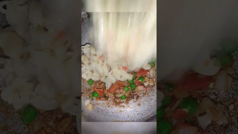 Street Style Macroni at Home / desi macroni / pasta recipe #streetfood #shorts