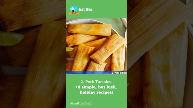 Pork Tamales (4 simple, but lush, holiday recipes) | Eat this