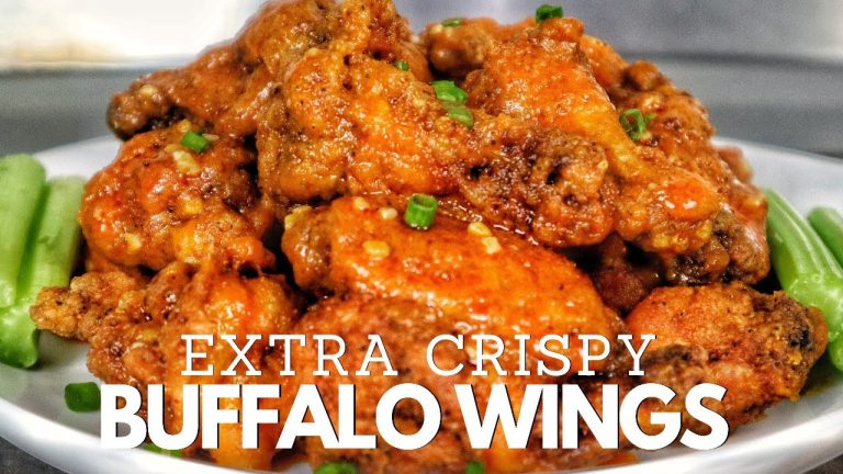 The BEST Crispy Buffalo Wings | Chicken Recipe