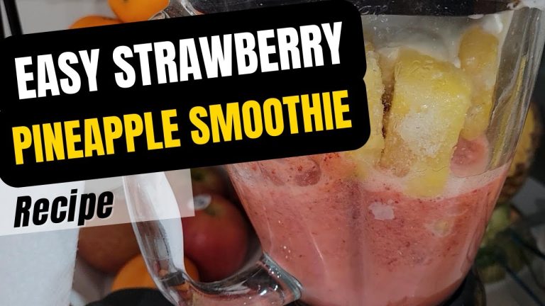 Easy Strawberry Pineapple Smoothie