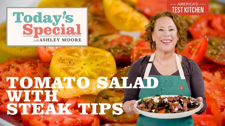 How To Make Tomato Salad with Steak Tips | Today’s Special