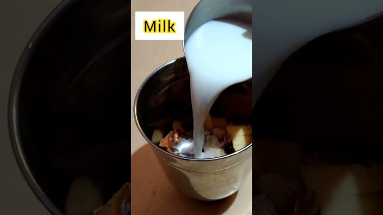 Apple milkshake/winter special milkshake#shorts #foodie #homemade