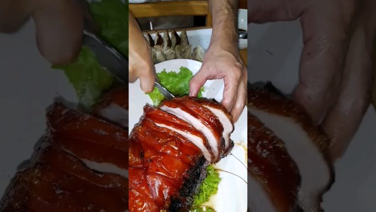 Lechon Belly Roll 🍖🤤 #shorts #cooking #subscribe #youtube #recipe #food