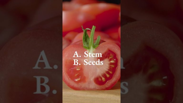 Which Part of the Tomato has the Most Flavor? #Shorts