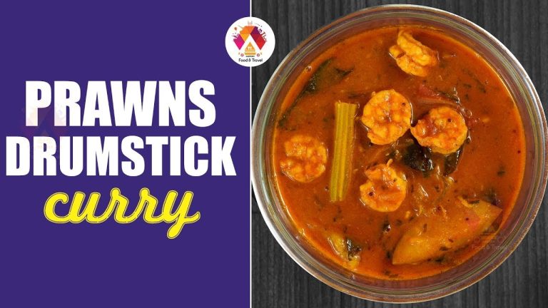 Tasty Prawns Drumstick Curry | Seafood Recipes | Aadhan Food