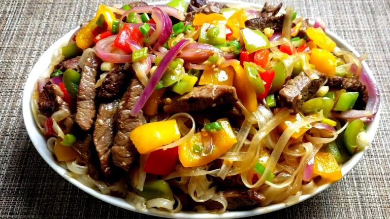 Glass Noodles Beef Stir Fry Recipe