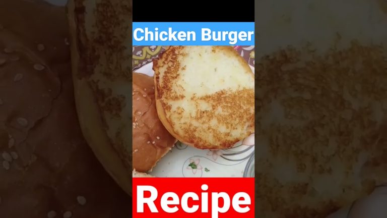 Chicken Tikka Burger Recipe |By Zulfiqar Food Secrets#shorts