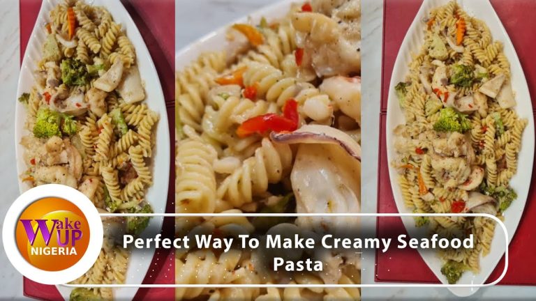 (WATCH) Creamy Fucili Seafood Pasta Easy Recipe