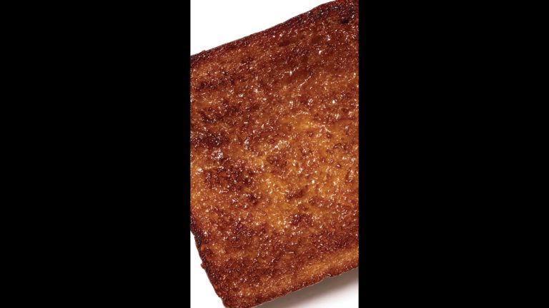 How To Make Caramelly Brown Sugar Toast #Shorts