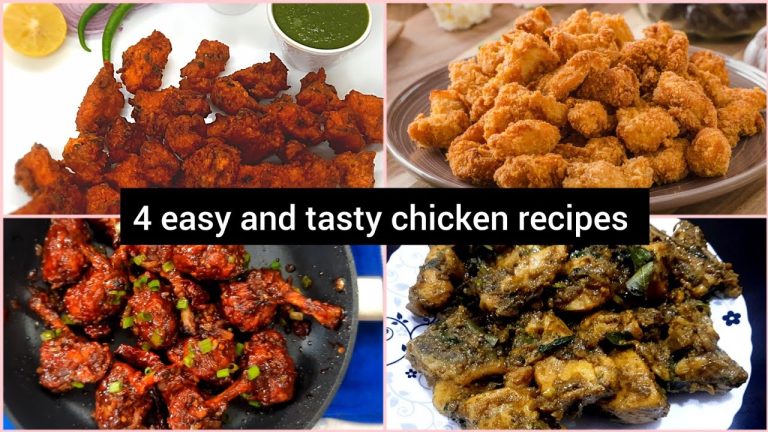 4 easy and tasty chicken starter recipes | 31st Dec party starters recipe | chicken recipes