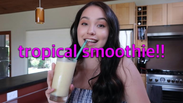my favorite tropical smoothie recipe!
