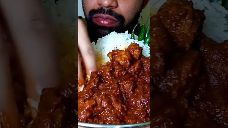 2x SPICY🔥 BEEF CURRY WHITE RICE AND  CHILLI ||  BEEF CURRY RECIPE ||  #shorts #shortvideo #short