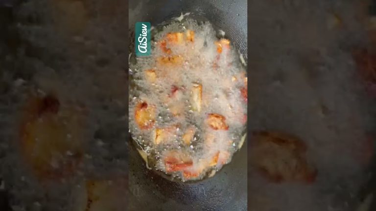 Frying: Frying pork baby ribs