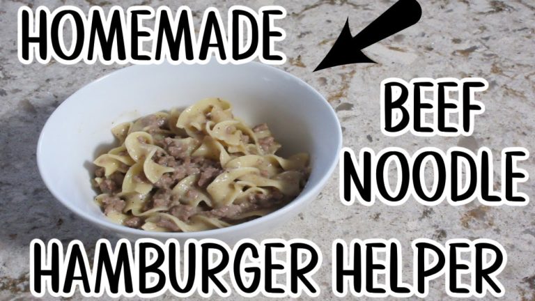 Homemade Hamburger Helper Beef Noodle Recipe