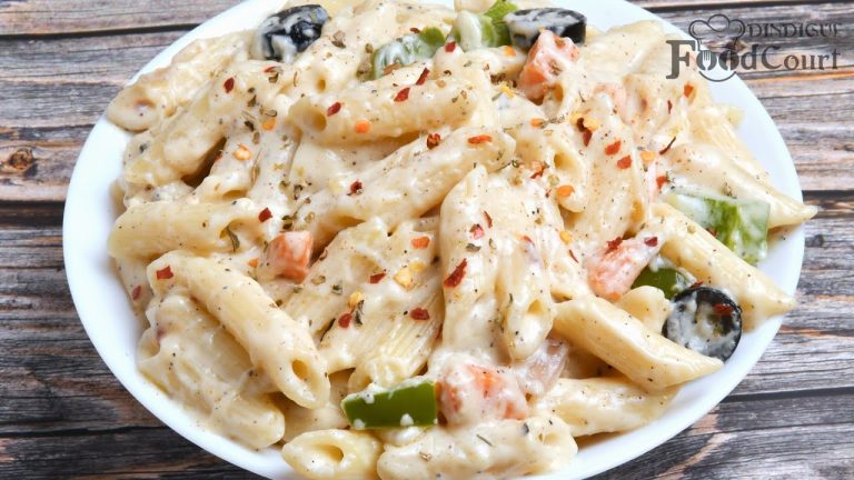 White Sauce Pasta/ Creamy Pasta Recipe/ How To Make White Sauce Pasta
