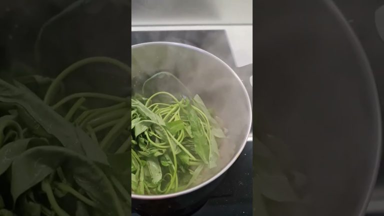 kangkong adobo with pork#asmrcooking