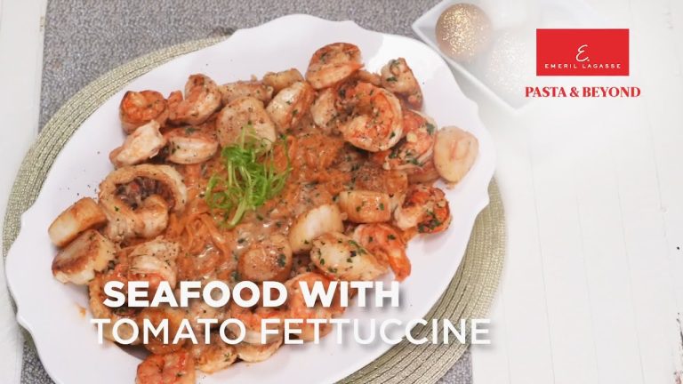 Seafood with Tomato Fettuccine | Emeril Lagasse's Pasta & Beyond Pasta Maker Recipes