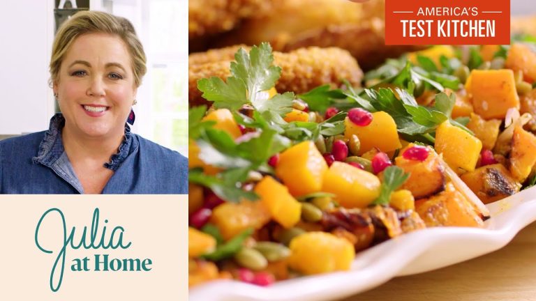 How to Make Roasted Butternut Squash Salad with Za’atar | Julia at Home