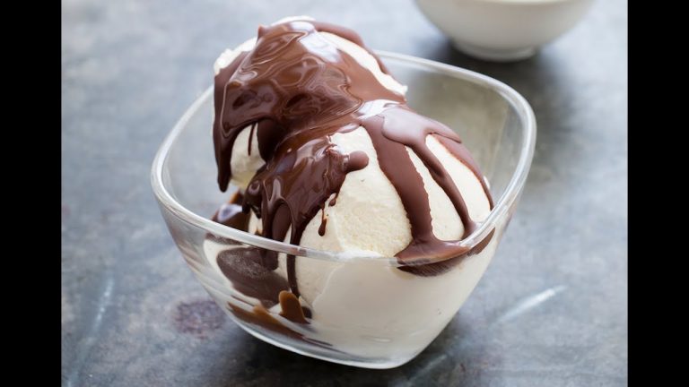 How To Make Homemade Magic Chocolate Shell #Shorts