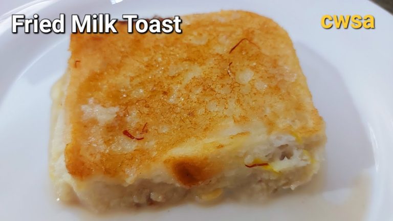 Fried Milk Toast Recipe – The One-Pan Instant Viral Milk Bread Recipe