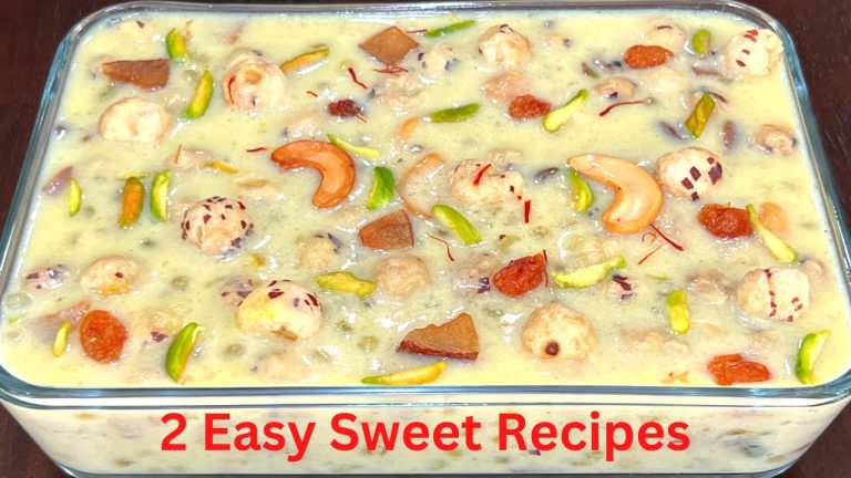 2 Easy & Instant Sweet Recipes – Dessert Recipes – Sweet Recipes – Easy Dessert Recipes