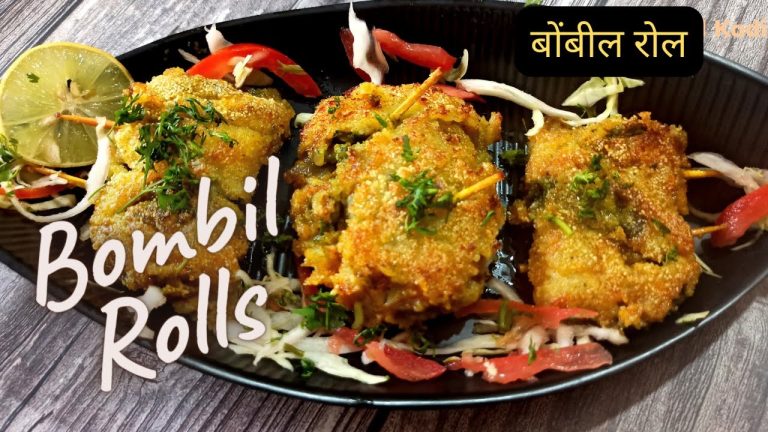 Bombay duck Rolls |  Bombil Rolls Recipe | बोंबील रोल्स  | Seafood recipes | Fish rolls | Leena Naik