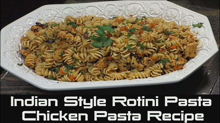 How to Cook Rotini Chicken Pasta |  Indian Style Chicken Pasta Recipe