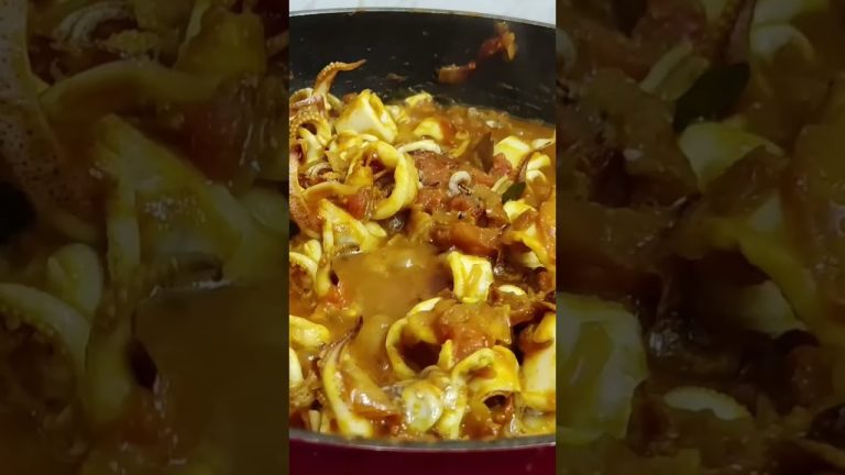 Squid Masala #kanavarecipes #kanavagravy #kanavathokku #seafoodrecipes #sidedishrecipes #squidgravy