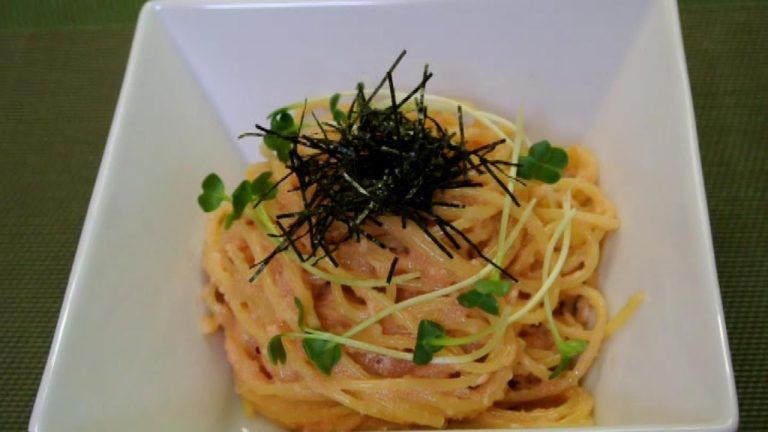 Japanese Pasta recipe (Cream Mentaiko) / No Talk ASMR? cooking 11