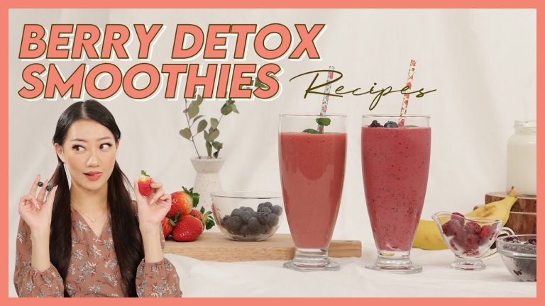 🍓 Berry Detox Smoothie recipes | easy and healthy juice