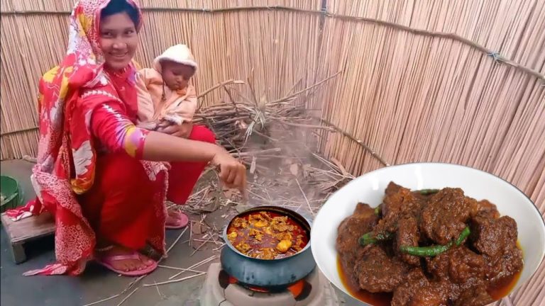 সহজ কৌশলে গরুর মাংস ও পুলাও রান্না করুন/Best beef Pulao recipe ||Village life with fatima