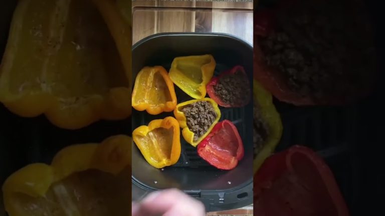 Taco Stuffed Bell Peppers #recipe #short #food