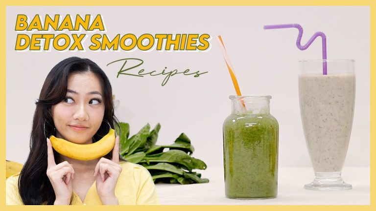 🍌Banana Detox Smoothie Recipes!  |  detox with tasty smoothies