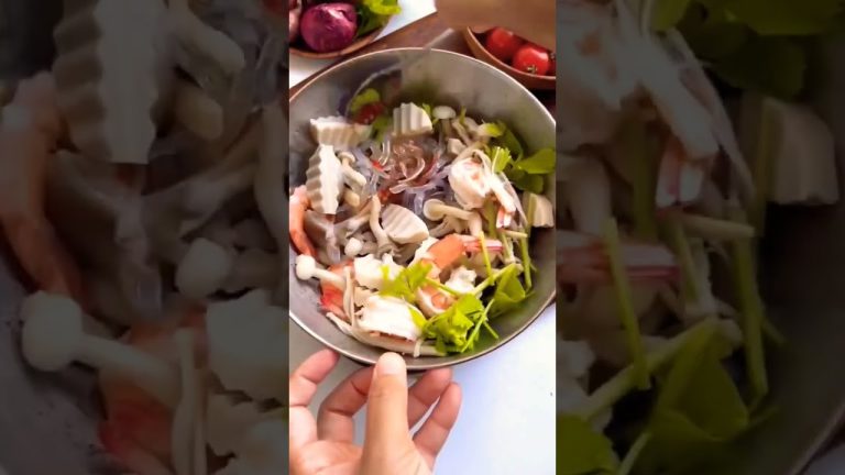 Shrimp 🦐 and pancetta Asian recipe 🐠 #youtube #youtubeshort #fish #seafood