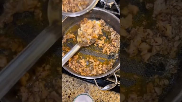 EASY Chicken and Spinach PESTO 🍃 #shorts #cooking #pasta