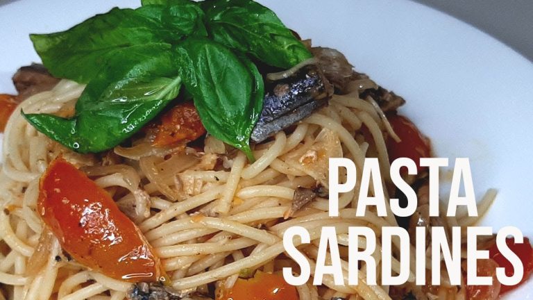 Sardines Pasta Recipe | MACKEREL | EASY to make