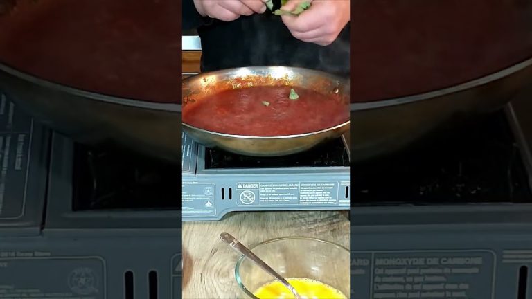 Bow Tie Pasta with Fresh Basil and Tomato Sauce #shorts #pasta