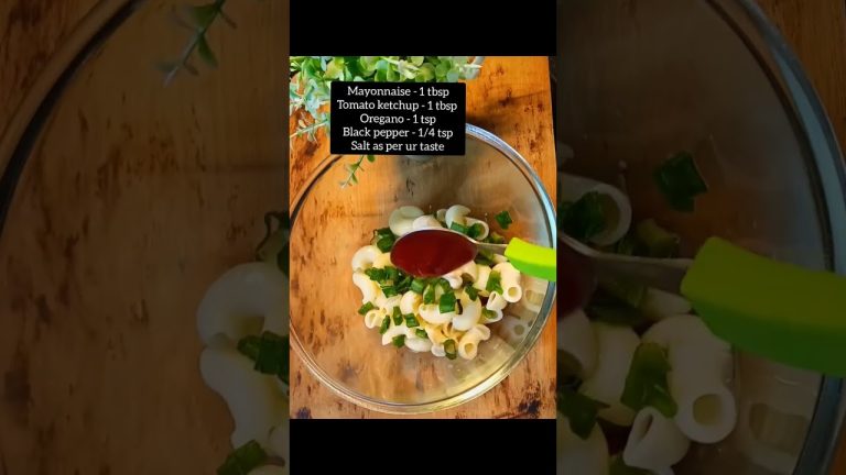 Yummy Pasta Salad 🍲 #shorts #ashortaday #cooking #pasta #youtubeshorts