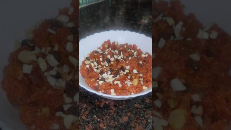 Quick,Yummy Gajar Halwa Recipe/Garjrela #shorts #gajarkahalwa #cooking #indianfood #dessert #foodie