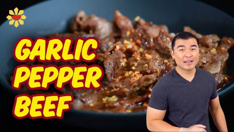 Garlic Pepper Beef, Parang Sa Jollibee Lang Pero Mas Easy