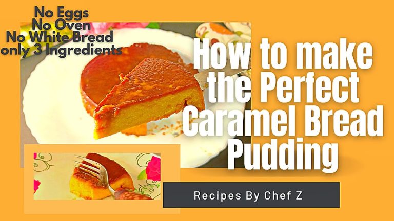 Make This Easy Caramel 🍮 Bread Pudding Recipe Without Oven | No Eggs | Cooking Video