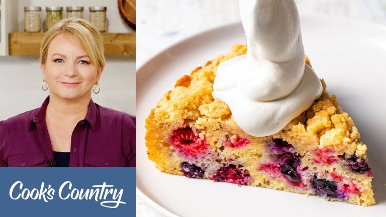 How to Make a Mixed Berry Buckle