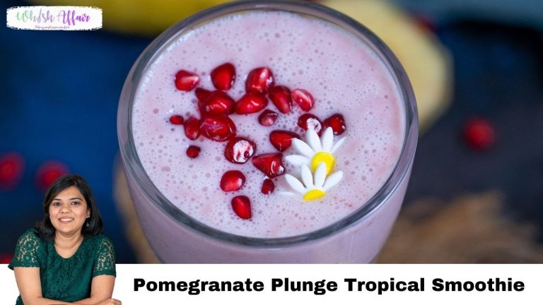 Pomegranate Plunge Tropical Smoothie Recipe